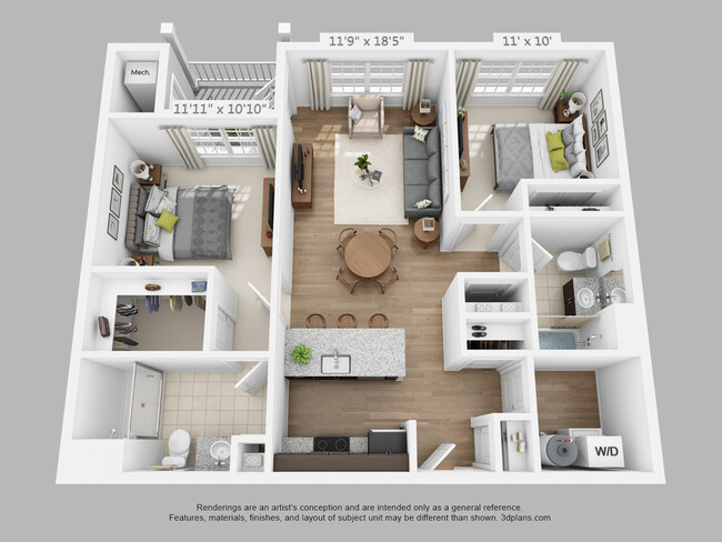 2-Bedroom | 1,049 sqft - Westfield 41
