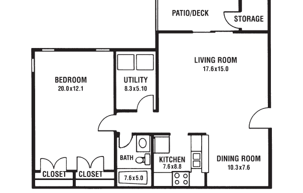 1BR/1BA - Arrowood Crossing