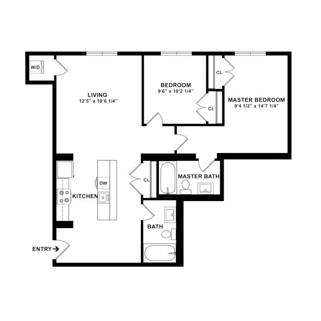 Floorplan - Manor Flats Off Sansom