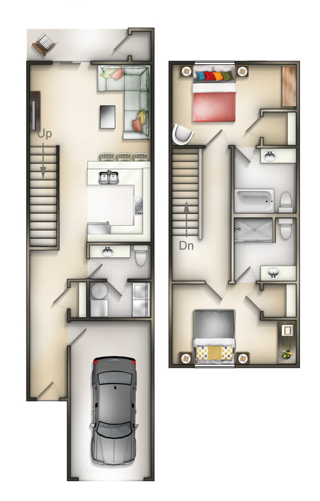 Floorplan - River Birch Apartments