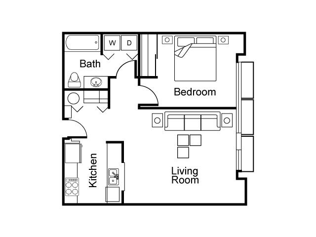 Floorplan - The Cornerstone Apartments