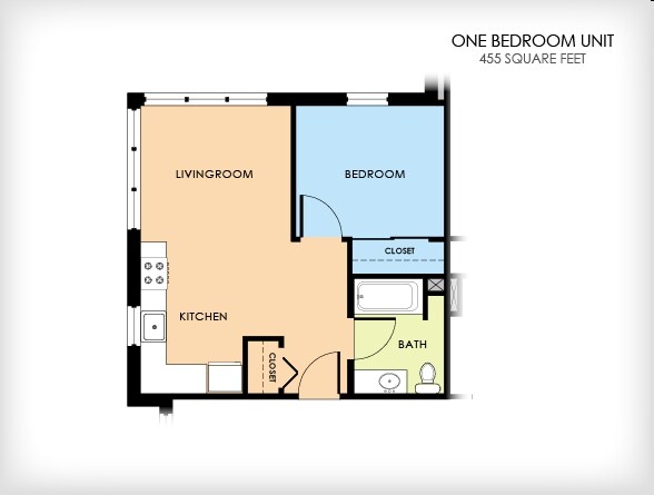 1BR/1BA - Ritzdorf Court Apartments