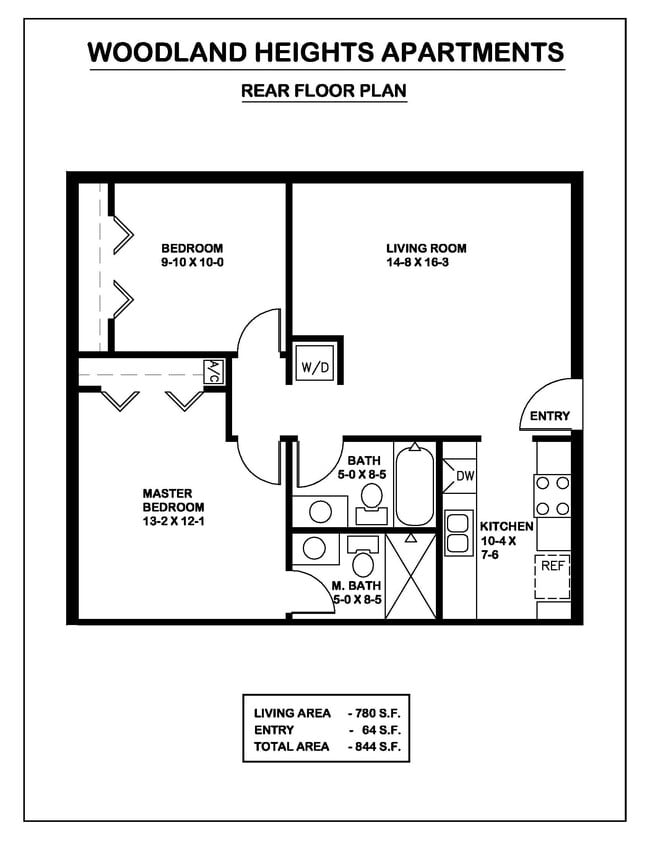 Floorplan - Woodland Heights Apartments