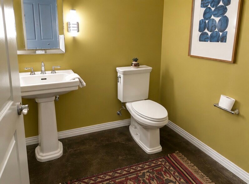 Half Bath downstairs - 125 N Raymond Ave