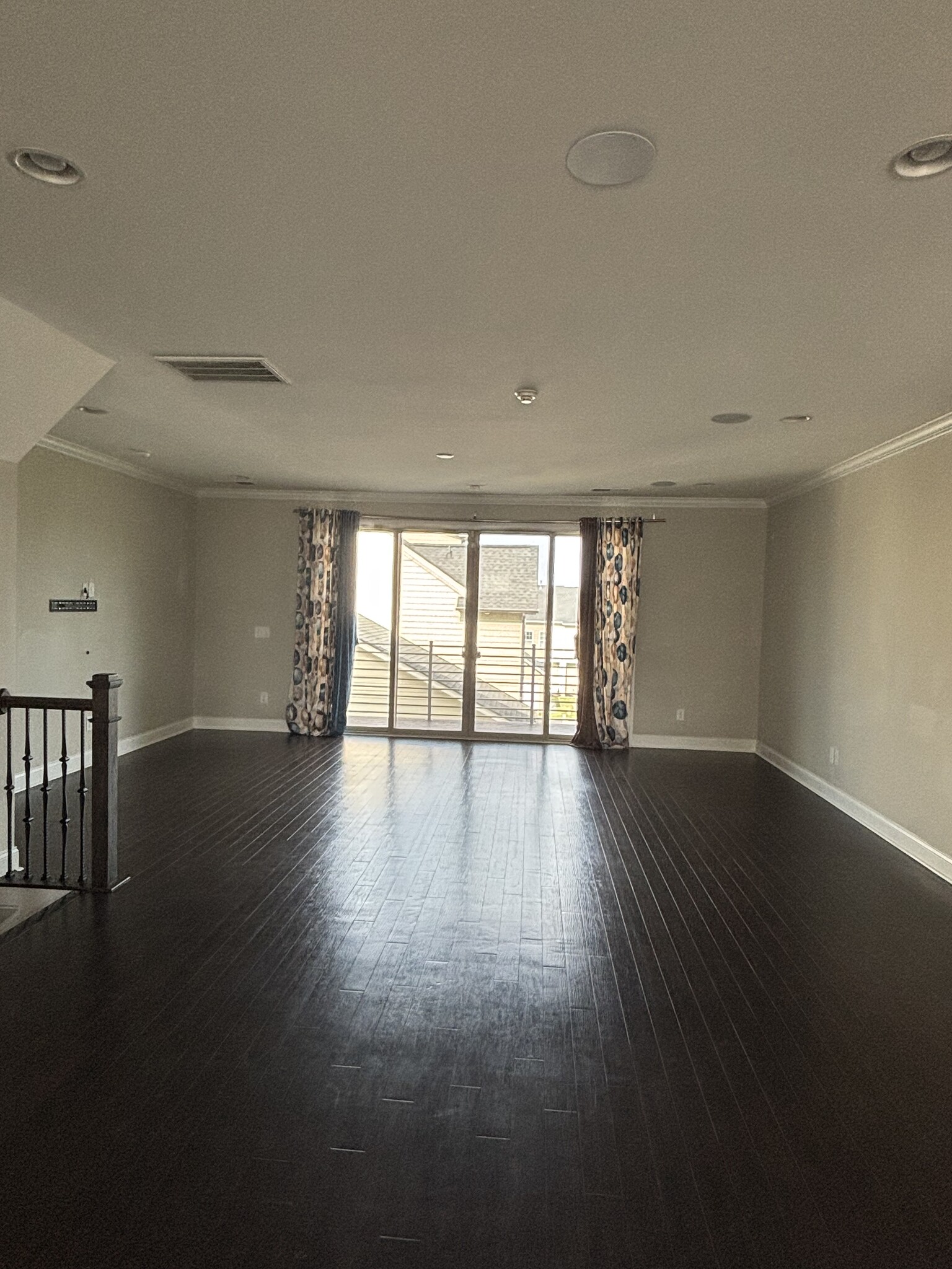 Living room with patio - 2631 Statesville Ave