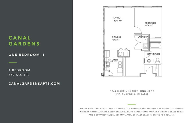 Floorplan - Canal Gardens