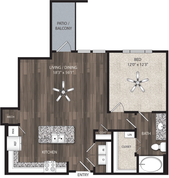 Floorplan - Oaks 55