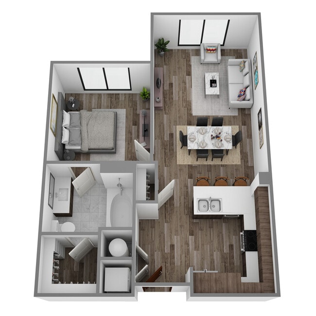 Explore the elegance of this contemporary apartment with a perfect blend of style and comfort. - Hanover Alewife