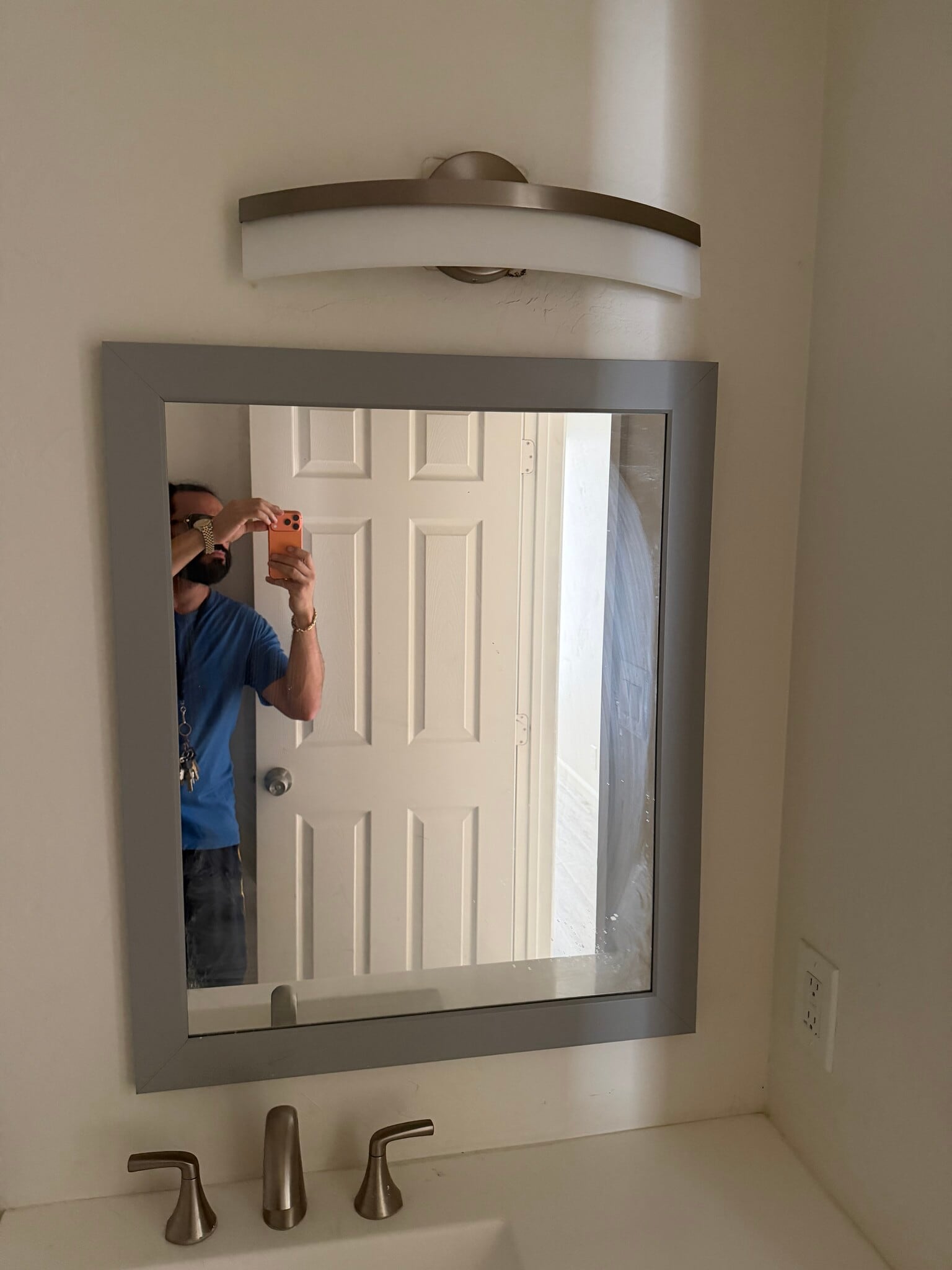 Bathroom mirror - 7919 E Kimsey Ln