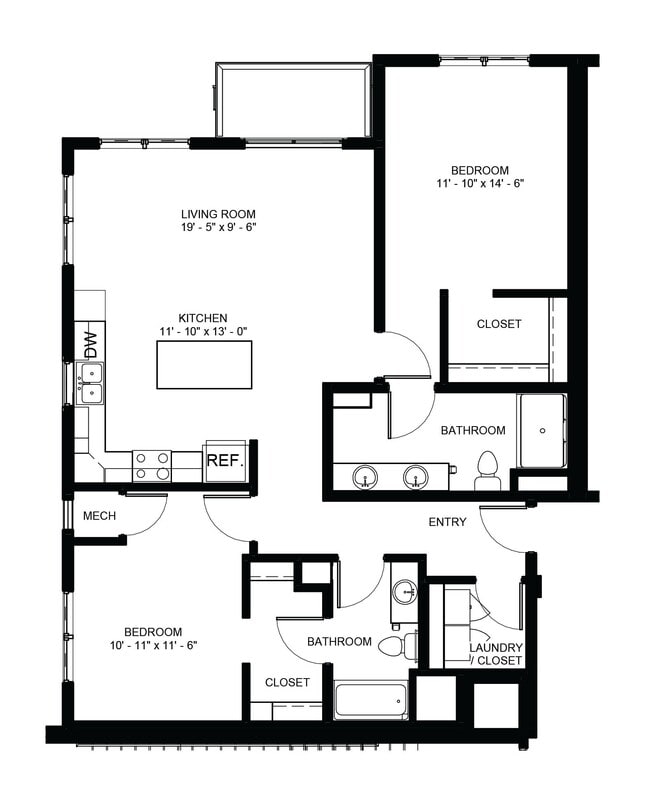 Floorplan - Grand35 Apartments - 55 Plus Active Adult