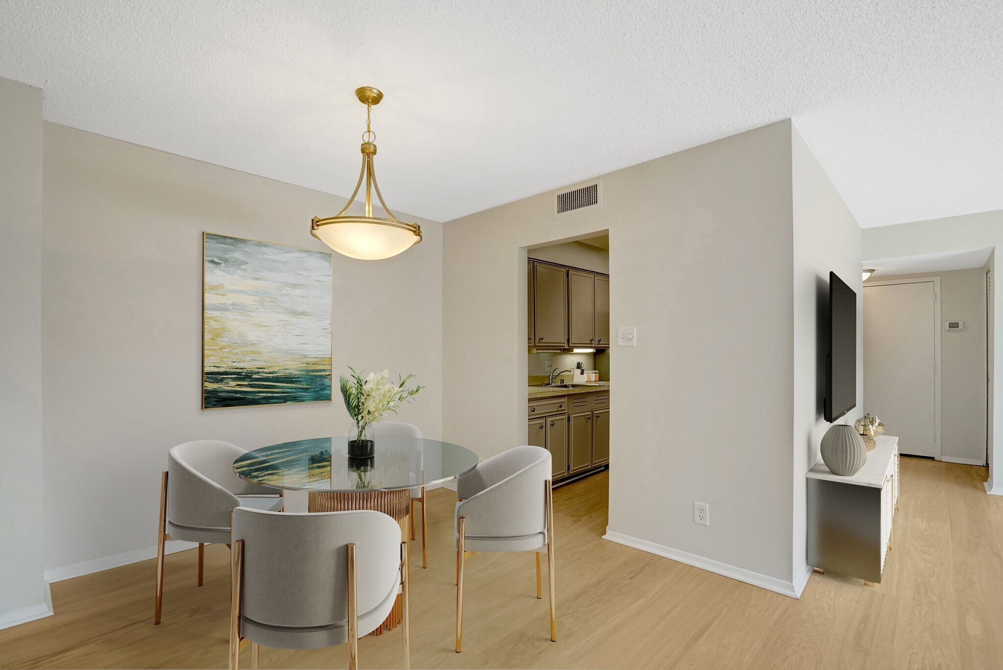 Separate Dining Rm. for Stylish Entertaining OR You can use this space as flexiblre Work from Home - 3800 Fairfax Dr