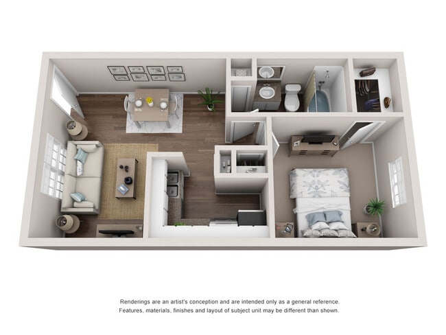 Floorplan - Bellaire Oaks Apartments