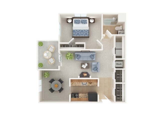 Floorplan - West Woods Apartments