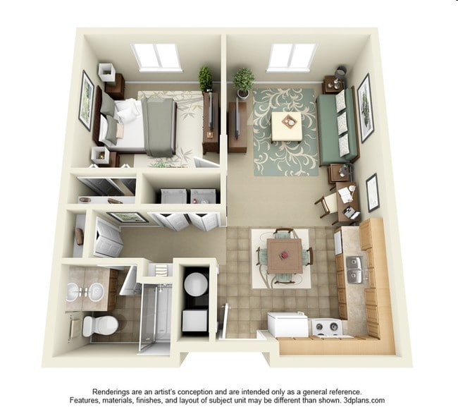 1BR/1BA - Liberty Square Apartments