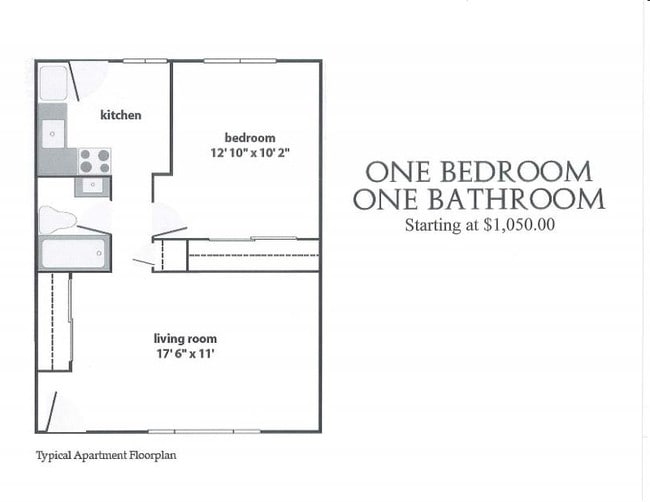 1BR/1BA - Ambassador Apartments