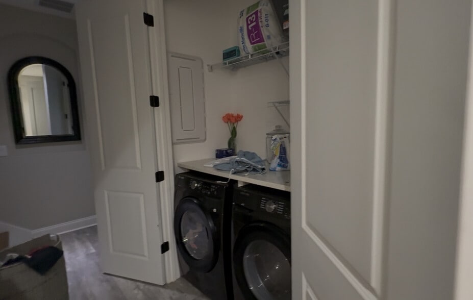 Laundry with new washer and dryer - 4114 N Nebraska Ave