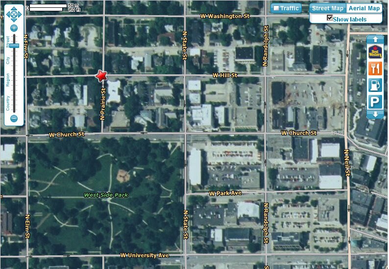 map - 403 W Hill St