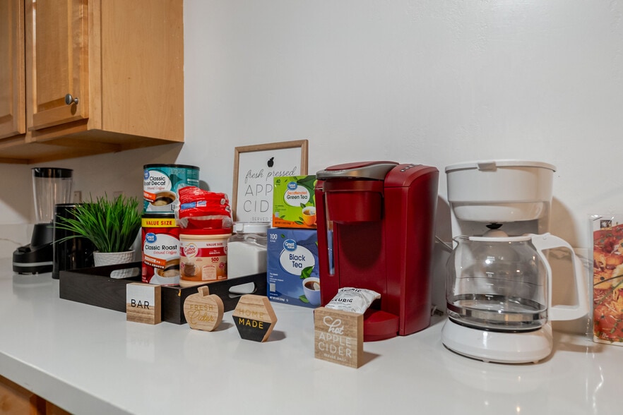 Freshly brewed coffee at home, the perfect start to your day. - 4989 Randlett Dr