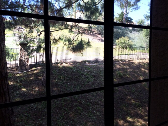 View through the bedroom window - 12015 Alta Carmel Court