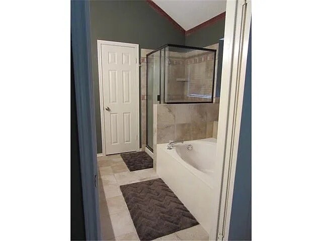 Master bath tub and shower - 713 Spring Hollow Dr