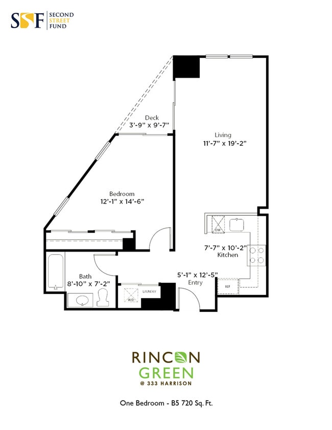 B5 1B 720 SQFT - Rincon Green