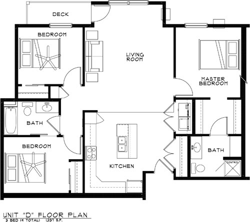 Floorplan - Tioga Square