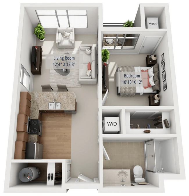 Floorplan - The Enclave Luxury Apartments