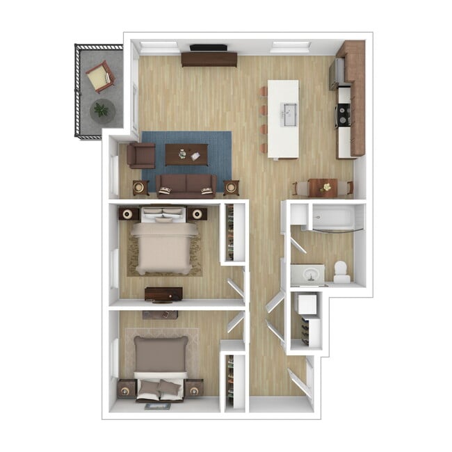Floorplan - Harwood Flats