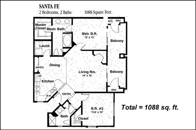 Unit Floor Plan - 10410 N Cave Creek Rd