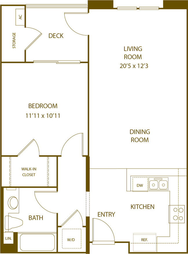 Floorplan - The Promenade Rio Vista Apartments