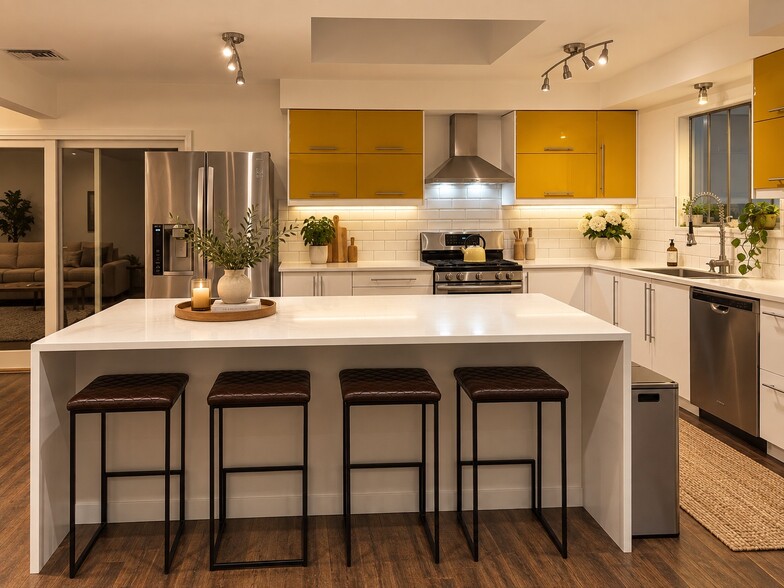 Modern spacious kitchen. - 22540 Cass Ave