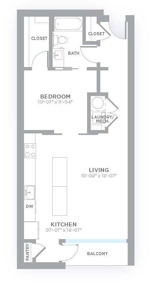 Floorplan - 747 Apartments