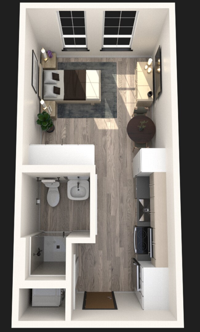 Floorplan - CHRONICLE: Stylish Wallingford Studios wi...