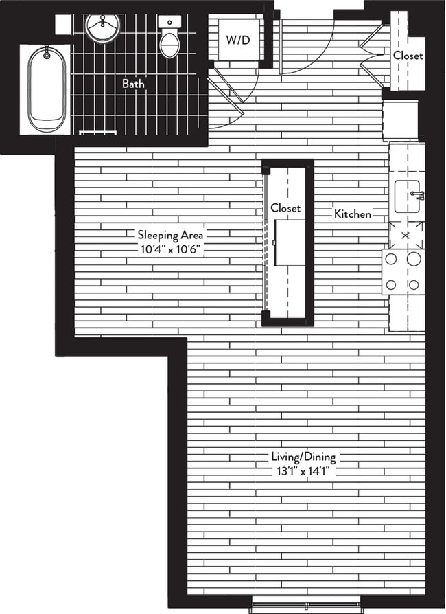 A03 One Bedroom - Blossom Plaza