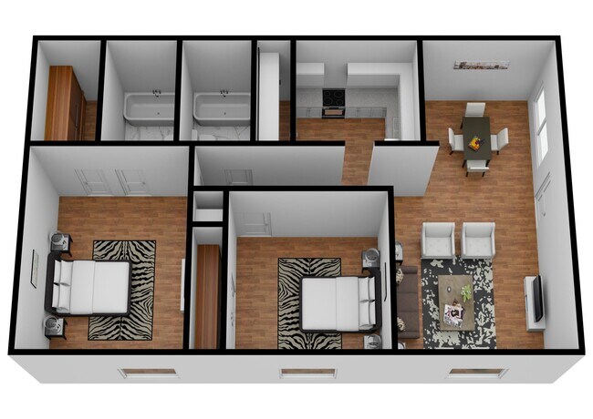 Floorplan - Abner Apartments