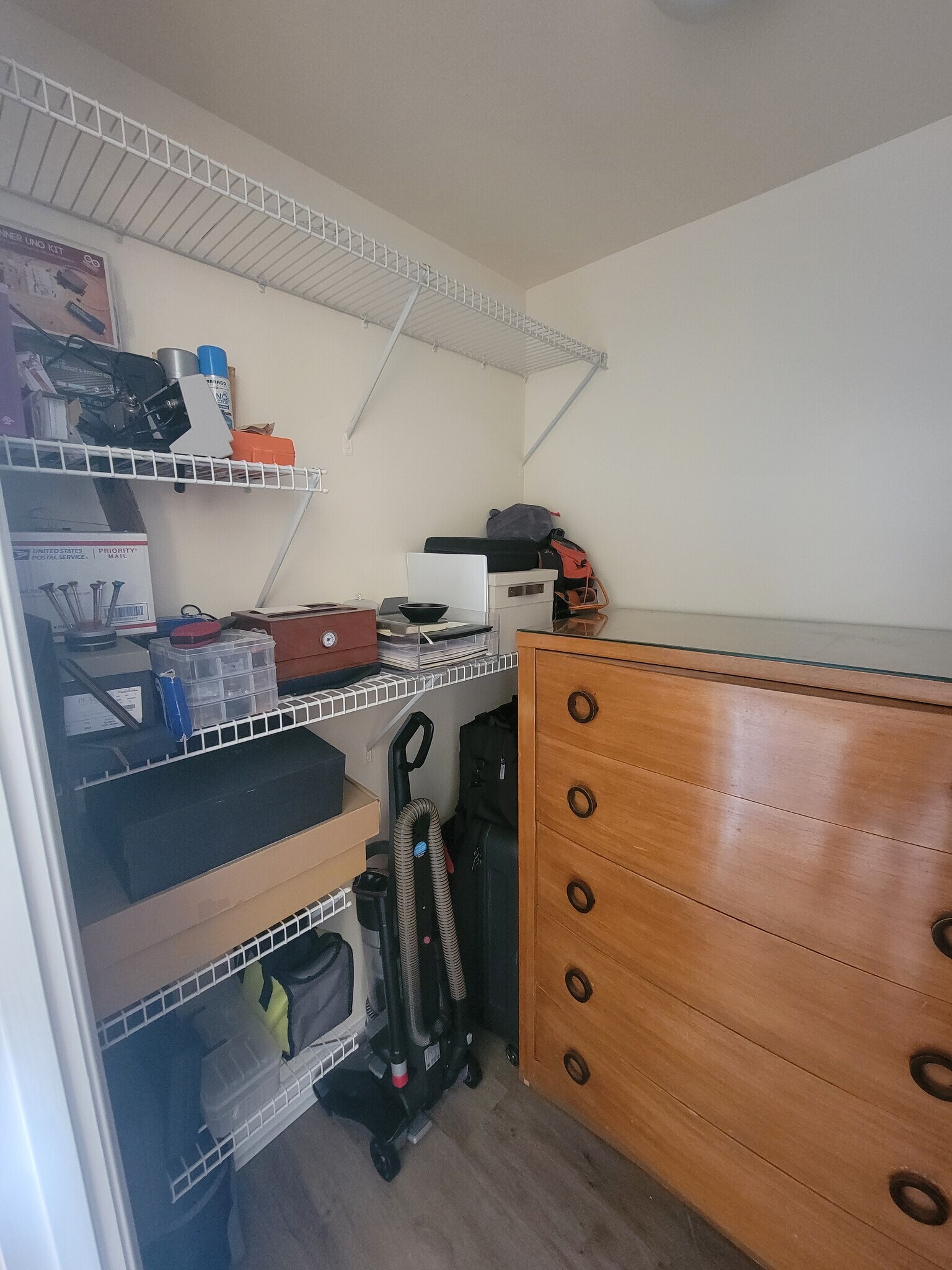 Walk-in closet in bedroom 1 - 555 Massachusetts Ave NW