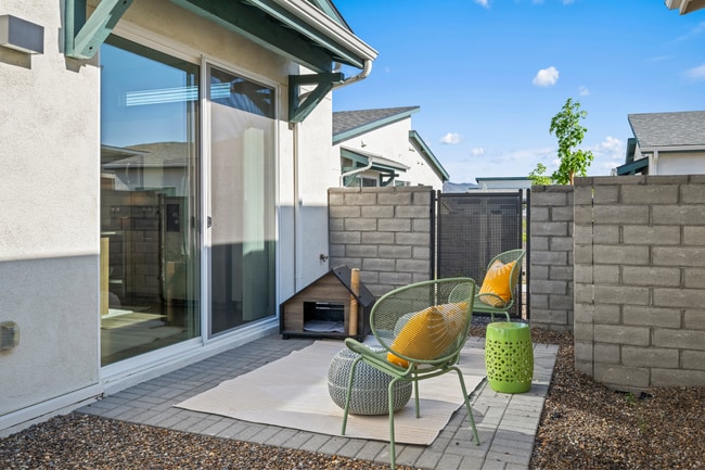 2B Patio Staged - The Flats at Jasper