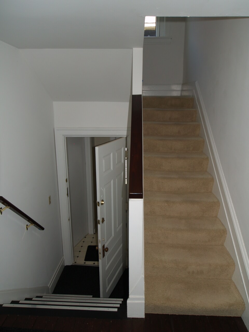 Inside door to private interior staircase - 390 Linwood Ave