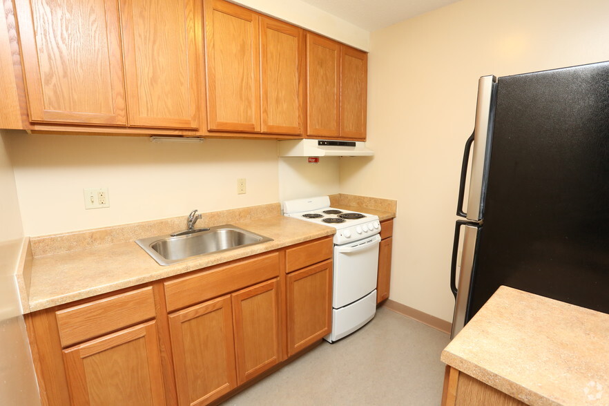 1BR, 1BA - 585 SF - Kitchen - Yellowwood Terrace Affordable Senior Housing