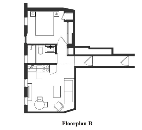 Floorplan B - 65-67 Bank St