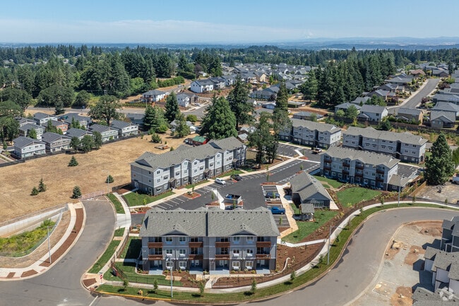 Ariel View - LIBERTY CREST APARTMENTS