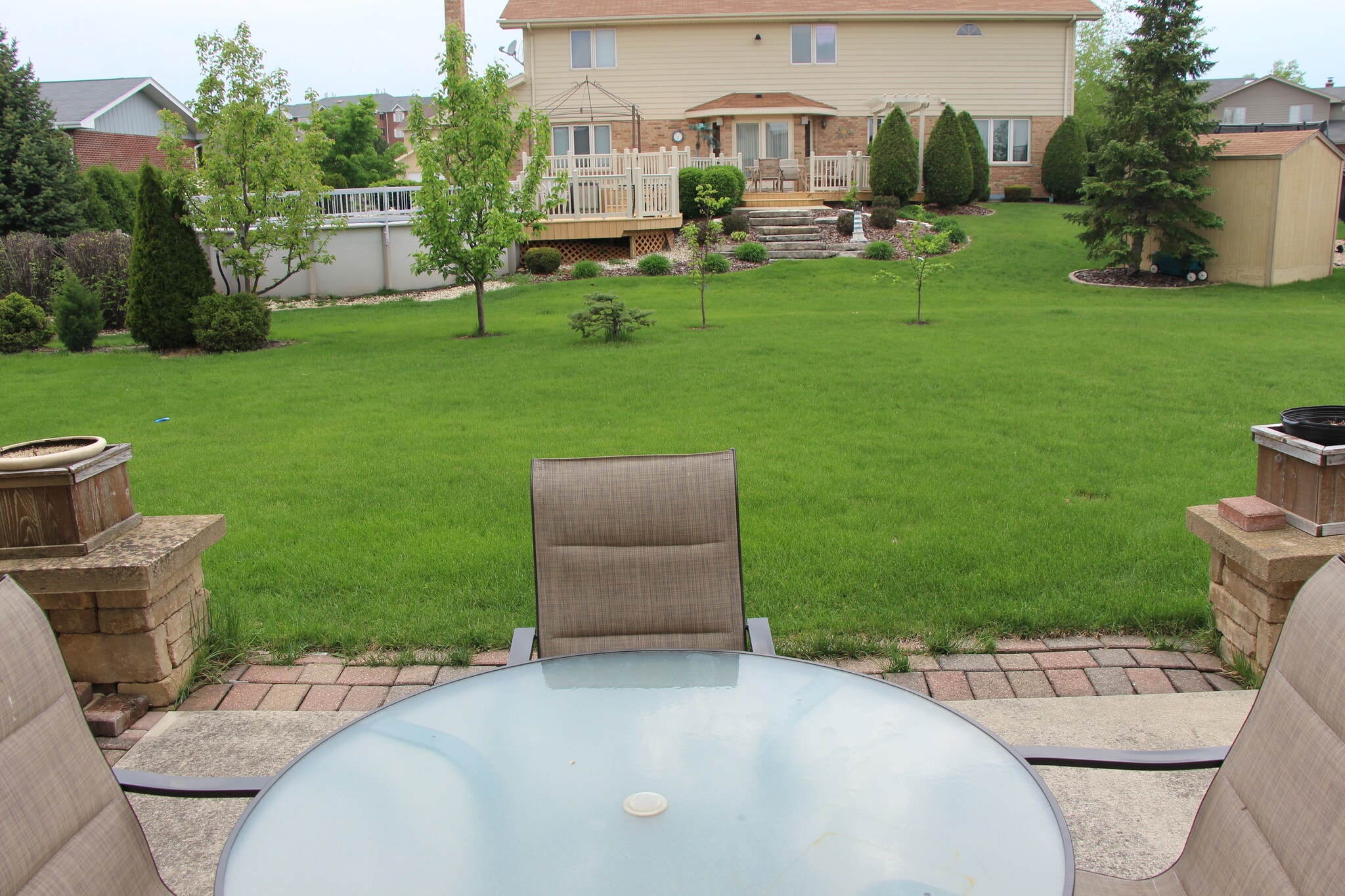 Backyard - 7810 Brookside Glen Dr