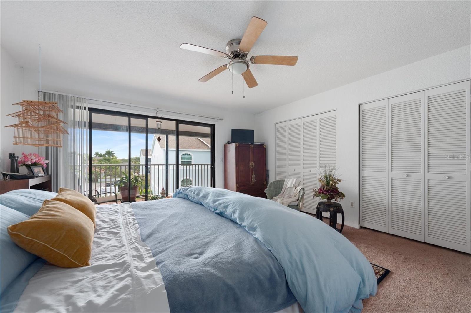 Master with 2 of 3 closets - 745 Pinellas Bayway S