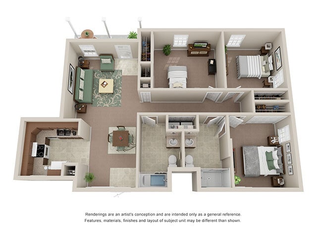 Floorplan - Ashley Midtown
