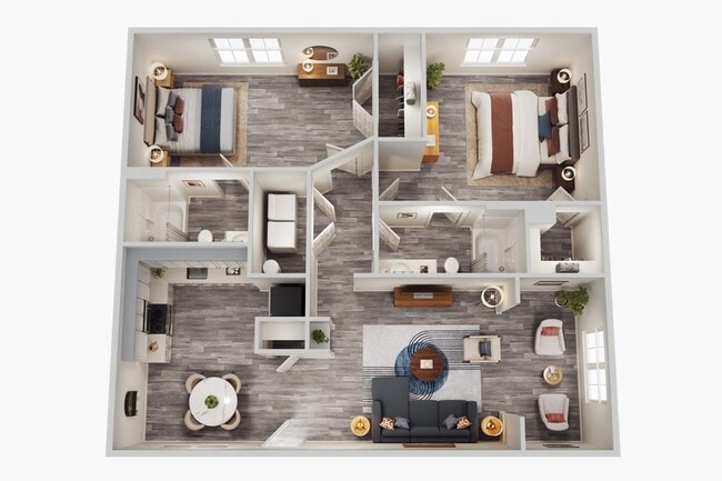 B2 - 2 Bed 2 Bath - Rise Crown View
