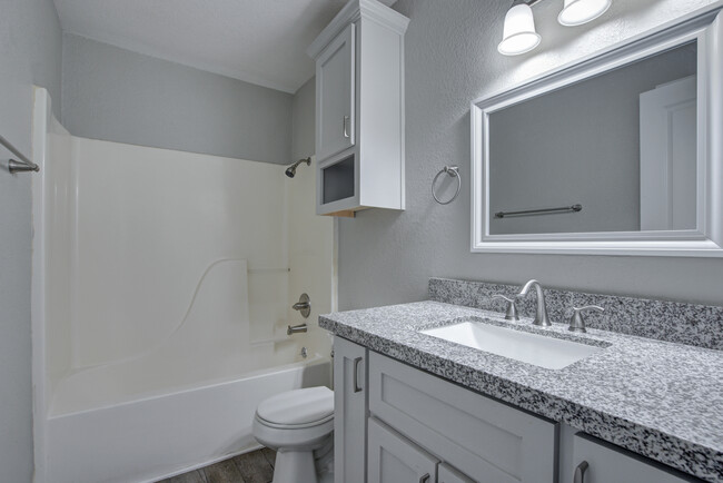 Nice Bath with Granite Counter - 1405 Old Port Isabel Rd