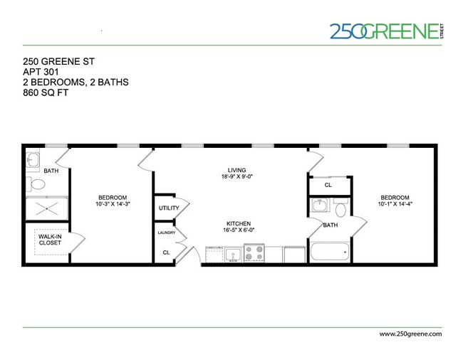 Floorplan - 250 Greene St