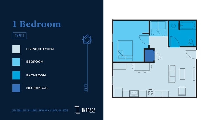 Floorplan - Intrada Westside Apartments