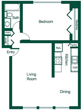 1BR/1BA - Pacific Breeze Apartment Homes