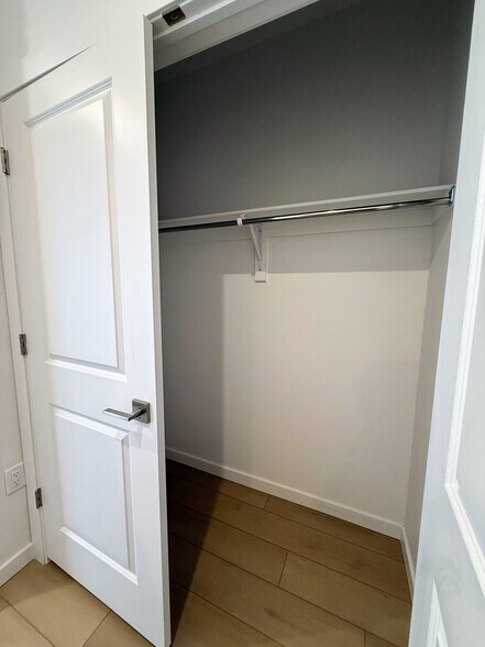 Two spacious closets with plenty of room for all your belongings. - 1650 Sheridan Blvd